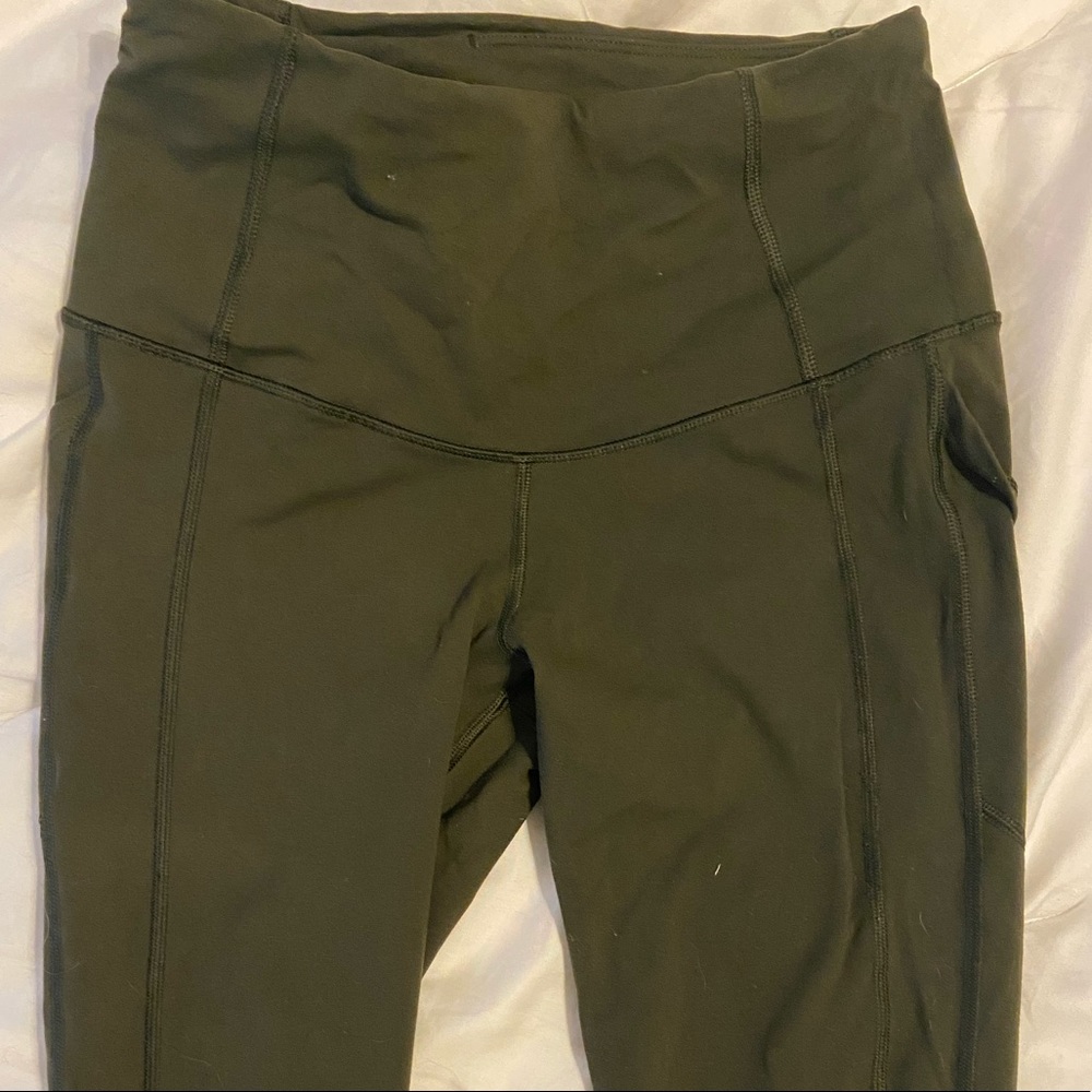 VS Sport Full Length Army Green Leggings